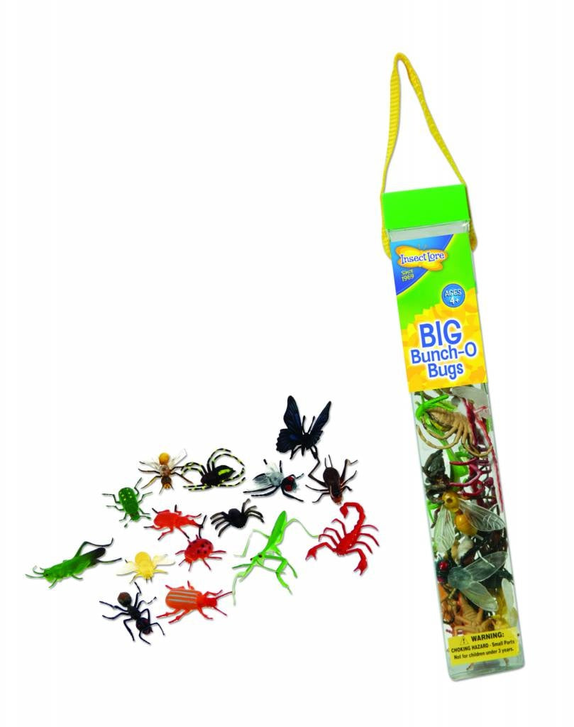Plastic Gedetailleerde Insecten & Spinnen - Big Bunch 'O Bugs (18-delige Set)