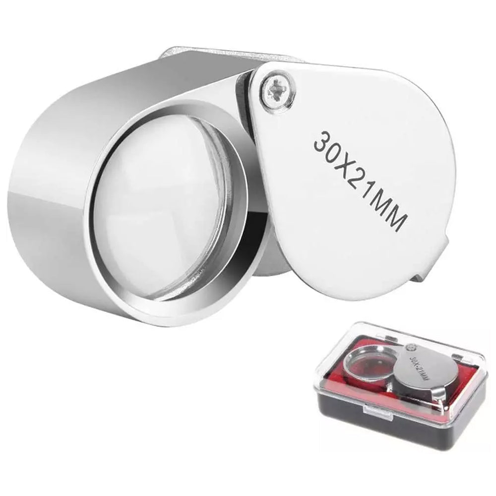 Vergrootglas / Loep met LED-verlichting (30x vergroting - incl. batterij)