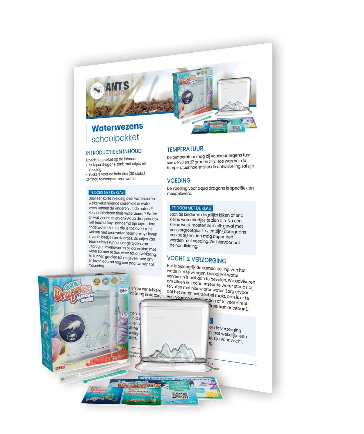 Schoolpakket waterwezens