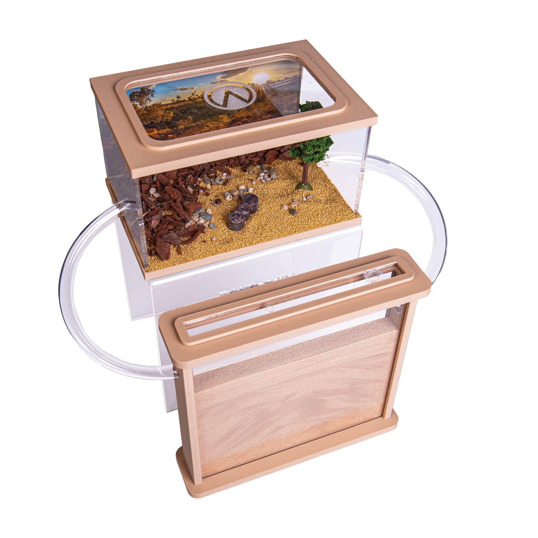 Bovenaanzicht zand set compleet