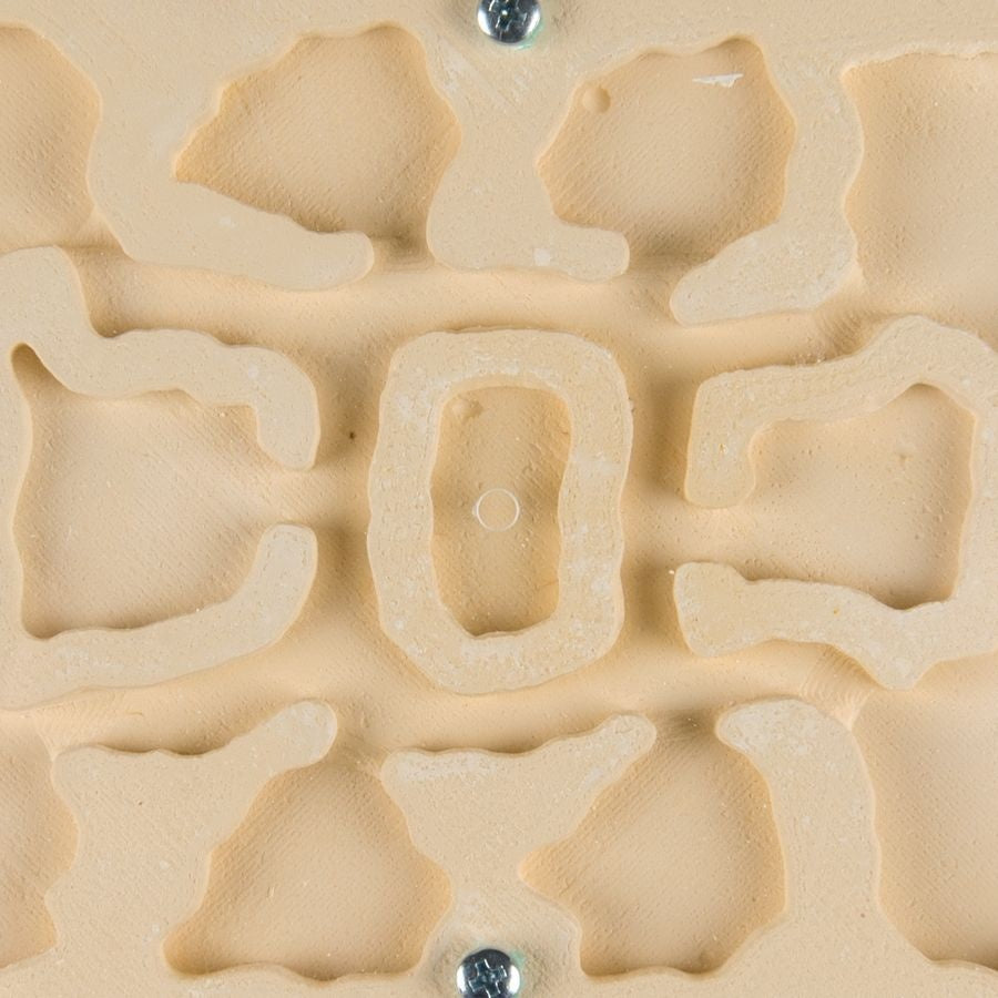 Close-up 2  core gypsum block
